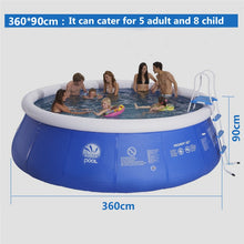 Lade das Bild in den Galerie-Viewer, NEW Summer Water Sports Baby Kids Inflatable Swimming Pool  PVC Portable Swim Family Play Pool Children Bath Tub Kids toy