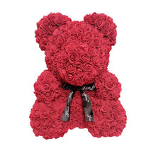 Load image into Gallery viewer, Teddy Bear of Roses,Artificial Flowers UK Delivery 2-3 Weeks