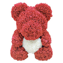 Load image into Gallery viewer, Teddy Bear of Roses,Artificial Flowers UK Delivery 2-3 Weeks