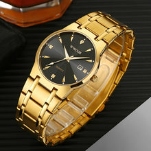 Load image into Gallery viewer, 2020 WWOOR Diamond Watches Mens Top Brand Luxury Gold Black Date Quartz Watch For Men Fashion Dress Wrist Watches relojes hombre