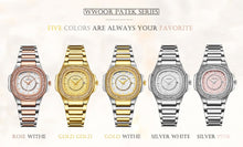 Load image into Gallery viewer, WWOOR 2020 Women Watch Top Brand Luxury Gold Female Square Watch Fashion Diamond Quartz Ladies Wrist Watch Gift Relogio Feminino