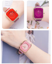 Load image into Gallery viewer, WWOOR 2020 Women Watches Top Brand Luxury Women Quartz Wristwatch Fashion Elegant Black Leather Watch For Women relogio feminino