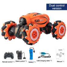 Load image into Gallery viewer, D876 1:16 4WD RC Car Radio Gesture Induction Music Light Twist High Speed Stunt Remote Control off Road Drift Vehicle Car Model UK Delivery 2-3 Weeks