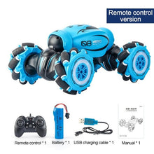 Load image into Gallery viewer, D876 1:16 4WD RC Car Radio Gesture Induction Music Light Twist High Speed Stunt Remote Control off Road Drift Vehicle Car Model UK Delivery 2-3 Weeks