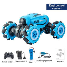 Load image into Gallery viewer, D876 1:16 4WD RC Car Radio Gesture Induction Music Light Twist High Speed Stunt Remote Control off Road Drift Vehicle Car Model UK Delivery 2-3 Weeks