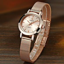 Load image into Gallery viewer, WWOOR Famous Brand Watch For Women Top Luxury Rose Gold Women Bracelet Watch Ladies Fashion Dress Quartz Wrist Watch reloj mujer
