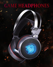 Загрузить изображение в средство просмотра галереи, ZOP N43 Stereo Gaming Headset 7.1 Virtual Surround Bass Gaming Earphone Headphone with Mic LED Light for Computer PC Gamer