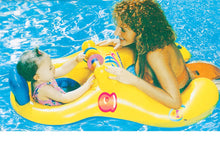 Load image into Gallery viewer, Mother Baby Swim Shade Float Circle Ring Kids Seat Parent-child Swimming Pool Accessories Baby Neck Float Inflatable Swim Ring