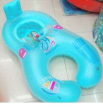Load image into Gallery viewer, Mother Baby Swim Shade Float Circle Ring Kids Seat Parent-child Swimming Pool Accessories Baby Neck Float Inflatable Swim Ring