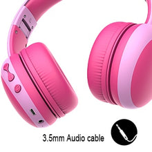 Load image into Gallery viewer, Gorsun Bluetooth Kids Headphones with 85dB Limited Volume, Wireless Bluetooth Headphones, Foldable Stereo Over-Ear Kids Headsets