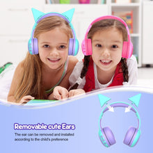 Load image into Gallery viewer, Gorsun Bluetooth Kids Headphones with 85dB Limited Volume, Wireless Bluetooth Headphones, Foldable Stereo Over-Ear Kids Headsets