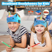 Load image into Gallery viewer, Unicorns Bluetooth 5.0 Earphone Sleep Mask Kids Headphone Soft Headband For Music Answering Phone Headset