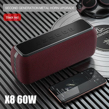 Load image into Gallery viewer, 100%XDOBO X8 Bluetooth Speaker Big Power 60W Wireless Column Waterproof DSP Subwoofer Music Center with Voice Assistant 6600mAh,UK Delivery 2-3 Weeks