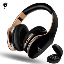 Load image into Gallery viewer, PunnkFunnk Wireless Headphones Bluetooth Earphone 5.0 Foldablel 3D Bass Stereo Noise Reduction Gaming Headset/Mic  For Mobile PC