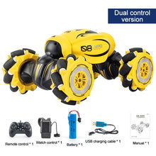 Load image into Gallery viewer, D876 1:16 4WD RC Car Radio Gesture Induction Music Light Twist High Speed Stunt Remote Control off Road Drift Vehicle Car Model UK Delivery 2-3 Weeks