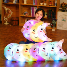 Load image into Gallery viewer, plush glowing star pillow