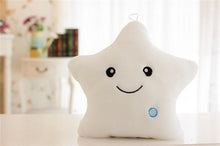 Load image into Gallery viewer, plush glowing star pillow