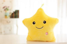 Load image into Gallery viewer, plush glowing star pillow