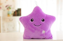 Load image into Gallery viewer, plush glowing star pillow