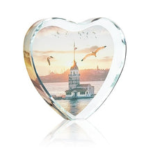 Load image into Gallery viewer, Night light with Bluetooth, Rotating Crystal photo with music player