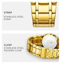 Load image into Gallery viewer, 2020 WWOOR Diamond Watches Mens Top Brand Luxury Gold Black Date Quartz Watch For Men Fashion Dress Wrist Watches relojes hombre