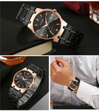 Load image into Gallery viewer, 2020 WWOOR Diamond Watches Mens Top Brand Luxury Gold Black Date Quartz Watch For Men Fashion Dress Wrist Watches relojes hombre