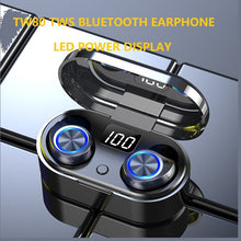 Load image into Gallery viewer, TW80 BassPal Wireless Bluetooth 5.0 Earbuds Headset in-Ear Noise Canceling Sport Headphones  Touch Control Waterproof Earphones