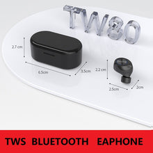 Load image into Gallery viewer, TW80 BassPal Wireless Bluetooth 5.0 Earbuds Headset in-Ear Noise Canceling Sport Headphones  Touch Control Waterproof Earphones