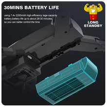 Lade das Bild in den Galerie-Viewer, FEMA S4 Camera Drone GPS 4K Professional pro 6K HD 5G FPV Long Distance Brushless RC Quadcopter Dron PK L900 SG108