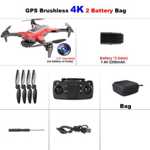 Lade das Bild in den Galerie-Viewer, FEMA S4 Camera Drone GPS 4K Professional pro 6K HD 5G FPV Long Distance Brushless RC Quadcopter Dron PK L900 SG108