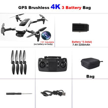 Lade das Bild in den Galerie-Viewer, FEMA S4 Camera Drone GPS 4K Professional pro 6K HD 5G FPV Long Distance Brushless RC Quadcopter Dron PK L900 SG108
