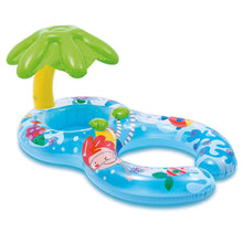 Load image into Gallery viewer, OLOEY Baby 3-6Y Kids Summer Swimming Pool Accessories Sunscreen Inflatable Portable Swim Seat Float Fun Pool Ring Swim Seat Boat