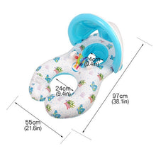 Load image into Gallery viewer, OLOEY Baby 3-6Y Kids Summer Swimming Pool Accessories Sunscreen Inflatable Portable Swim Seat Float Fun Pool Ring Swim Seat Boat