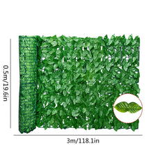 Load image into Gallery viewer, Artificial Leaf Fence Screening Roll UV Fade Protection Privacy Hedging Wall Landscaping Garden Fence Balcony Screen