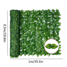 Load image into Gallery viewer, Artificial Leaf Fence Screening Roll UV Fade Protection Privacy Hedging Wall Landscaping Garden Fence Balcony Screen