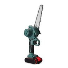 Load image into Gallery viewer, EU US UK 550W 6 Inch Mini Electric Chain Saw With Battery Rechargeable (10-15 days delivery)