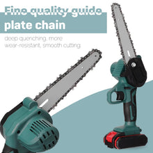 Load image into Gallery viewer, EU US UK 550W 6 Inch Mini Electric Chain Saw With Battery Rechargeable (10-15 days delivery)