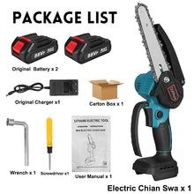 Load image into Gallery viewer, 6 Inch 88V 3000W  Electric ChainSaw (10-15 day delivery)