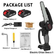 Load image into Gallery viewer, 6 Inch 88V 3000W  Electric ChainSaw (10-15 day delivery)