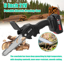 Load image into Gallery viewer, KKmoon 21V 6inch Portable Electric Pruning-Saw (10-15 day delivery)