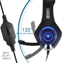 Load image into Gallery viewer, Kotion - Stereo Gaming Headset for Xbox One PS4 PC Surround Sound Over-Ear Headphones + 7 Button 3200DPI Pro Gaming Mouse
