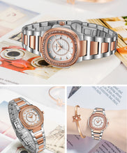 Charger l&#39;image dans la galerie, WWOOR 2020 Women Watch Top Brand Luxury Gold Female Square Watch Fashion Diamond Quartz Ladies Wrist Watch Gift Relogio Feminino
