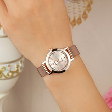 Load image into Gallery viewer, WWOOR Famous Brand Watch For Women Top Luxury Rose Gold Women Bracelet Watch Ladies Fashion Dress Quartz Wrist Watch reloj mujer
