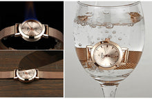 Load image into Gallery viewer, WWOOR Famous Brand Watch For Women Top Luxury Rose Gold Women Bracelet Watch Ladies Fashion Dress Quartz Wrist Watch reloj mujer
