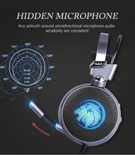 Load image into Gallery viewer, ZOP N43 Stereo Gaming Headset 7.1 Virtual Surround Bass Gaming Earphone Headphone with Mic LED Light for Computer PC Gamer

