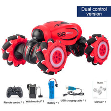 Load image into Gallery viewer, D876 1:16 4WD RC Car Radio Gesture Induction Music Light Twist High Speed Stunt Remote Control off Road Drift Vehicle Car Model UK Delivery 2-3 Weeks

