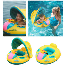 Charger l&#39;image dans la galerie, OLOEY Baby 3-6Y Kids Summer Swimming Pool Accessories Sunscreen Inflatable Portable Swim Seat Float Fun Pool Ring Swim Seat Boat
