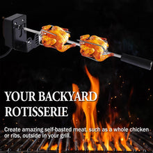 Load image into Gallery viewer, Automatic rotating barbecue with motor Delivery within 10-14 days (UK)
