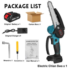 Загрузить изображение в средство просмотра галереи, 6 Inch 88V 3000W  Electric ChainSaw (10-15 day delivery)
